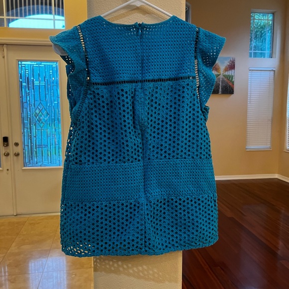 Michael Kors royal blue cotton top. Beautiful. Great condition. Size medium 💞 - Picture 2 of 3